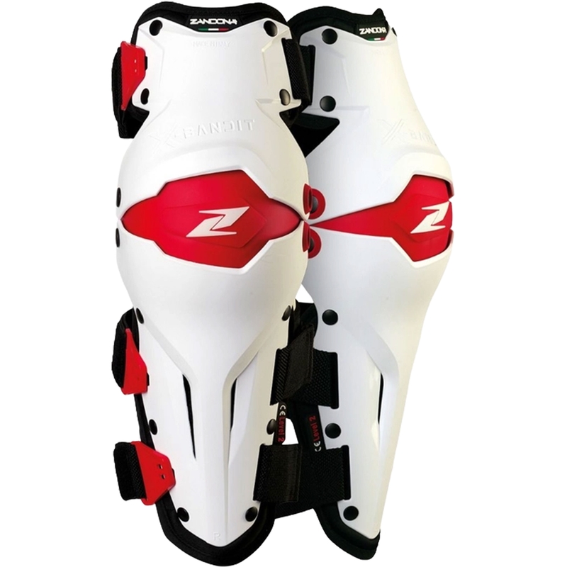 Rodilleras Zandona X-Bandit rojo-blanco