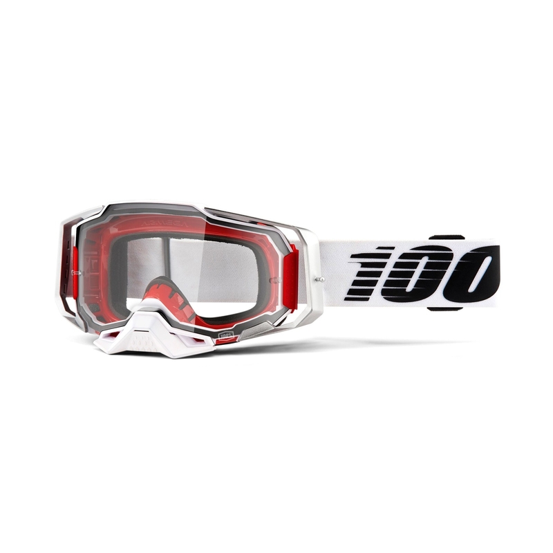 Gafas de motocross 100% ARMEGA Lightsaber (plexi transparente)