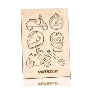 Adornos de madera MotoZem