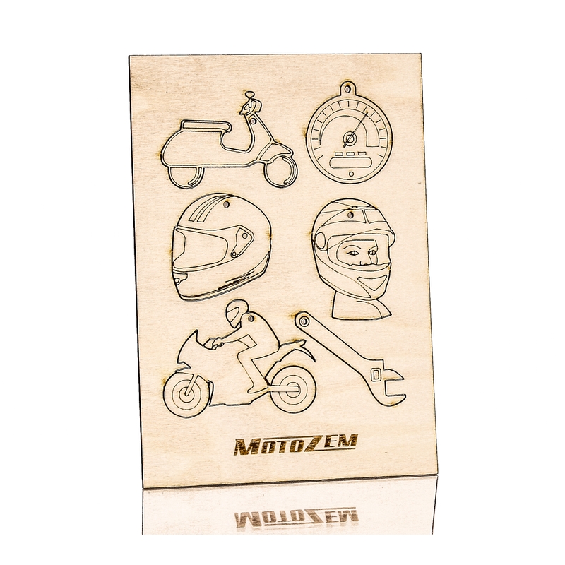 Adornos de madera MotoZem liquidación