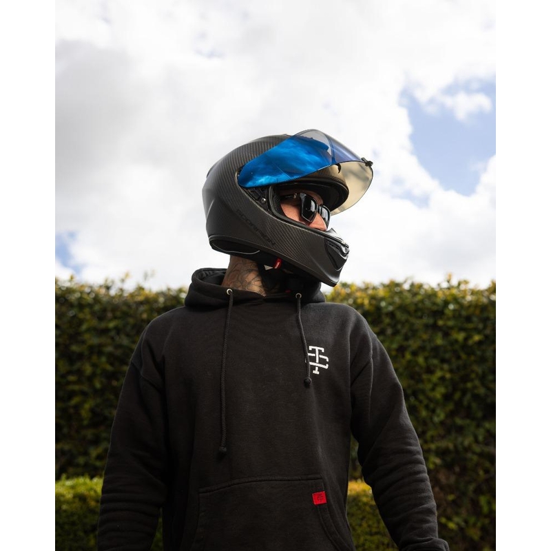 Visor de iridio azul Scorpion EXO-1400/R1/520 AIR/391 Maxvision KDF16-1