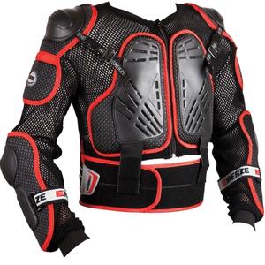 Protector corporal infantil Emerze EM5 negro-rojo