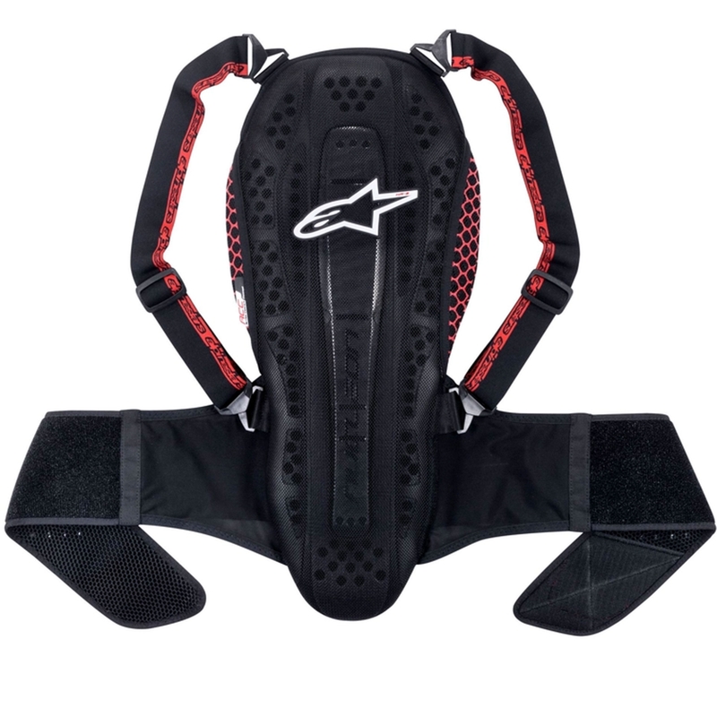 Protector de columna Alpinestars Nucleon KR-2 negro y rojo
