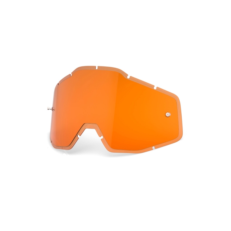 Plexi 100% Inyectado Racecraft/Accuri/Strata naranja (Antivaho)