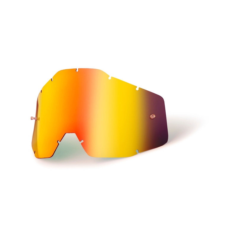 Plexiglás cromado rojo para gafas infantiles 100% Accuri/Strata