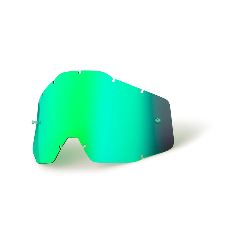 Plexiglás cromado verde para gafas infantiles 100% Accuri/Strata
