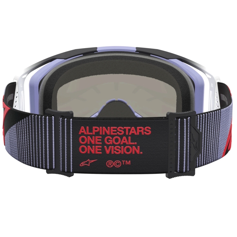 Gafas de motocross Alpinestars Vision 8 Maven color lavanda-negro