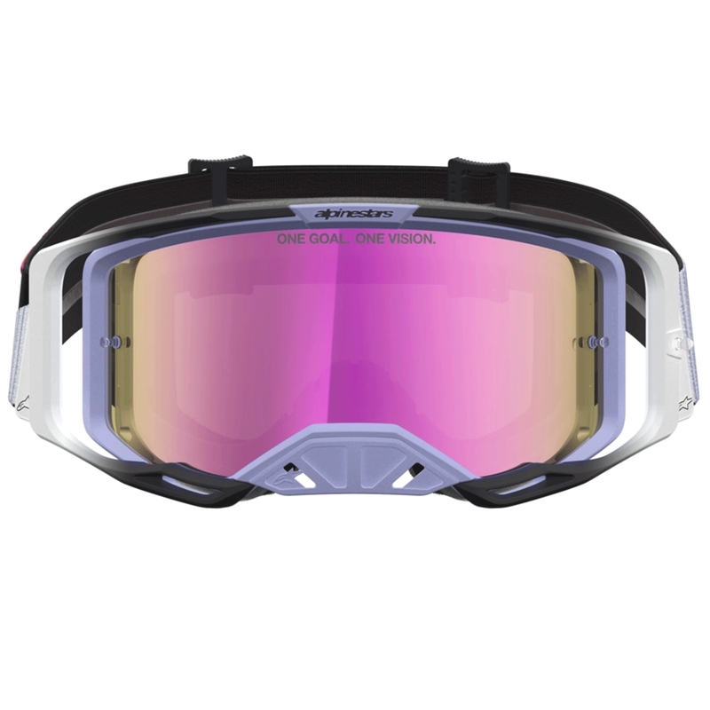 Gafas de motocross Alpinestars Vision 8 Maven color lavanda-negro