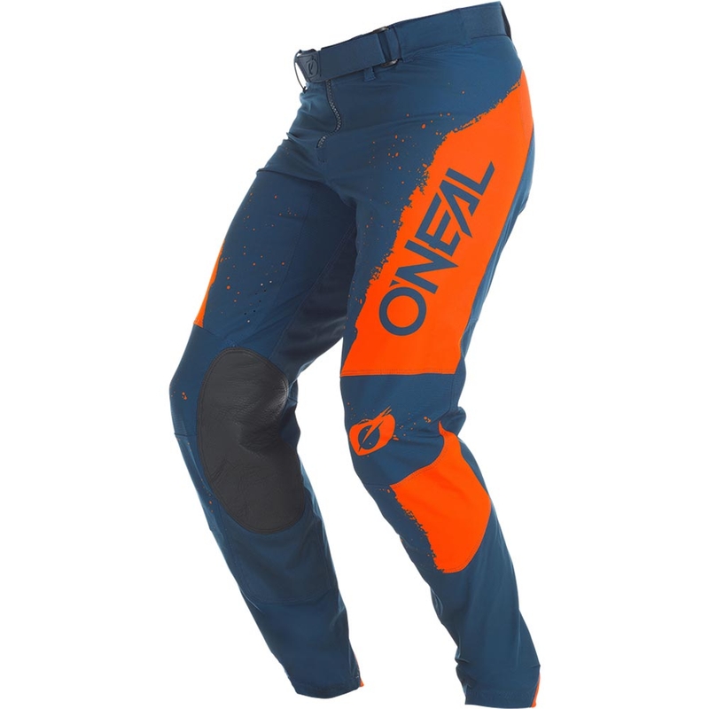 Pantalones de motocross O'Neal Mayhem Paint azul anaranjado