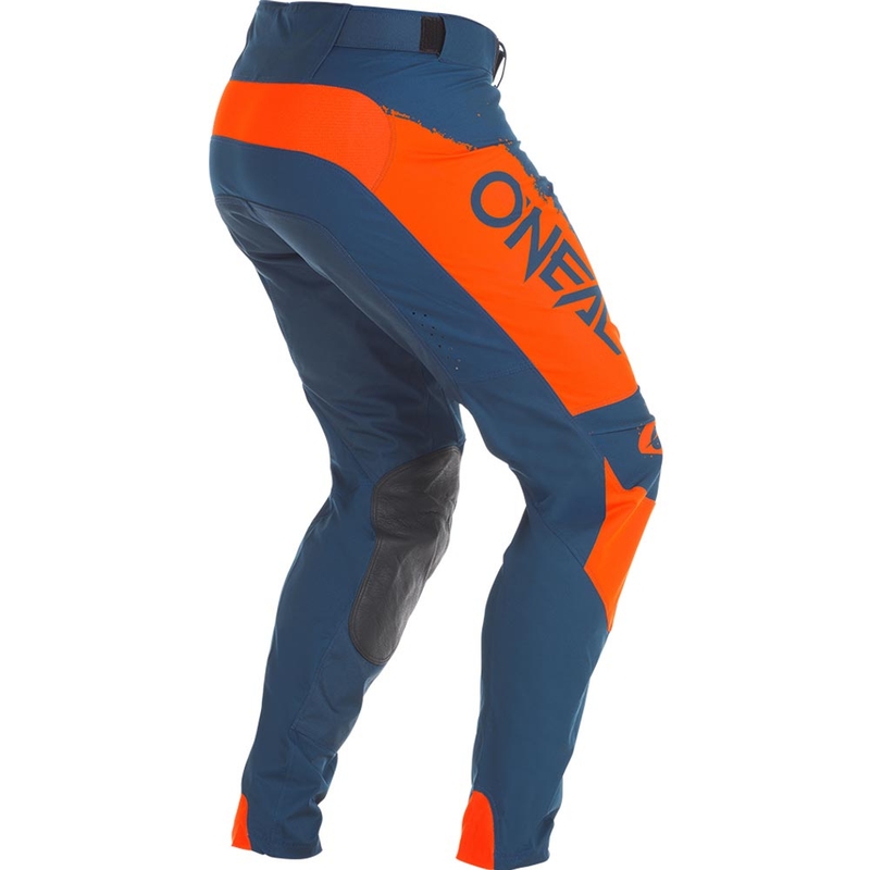Pantalones de motocross O'Neal Mayhem Paint azul anaranjado
