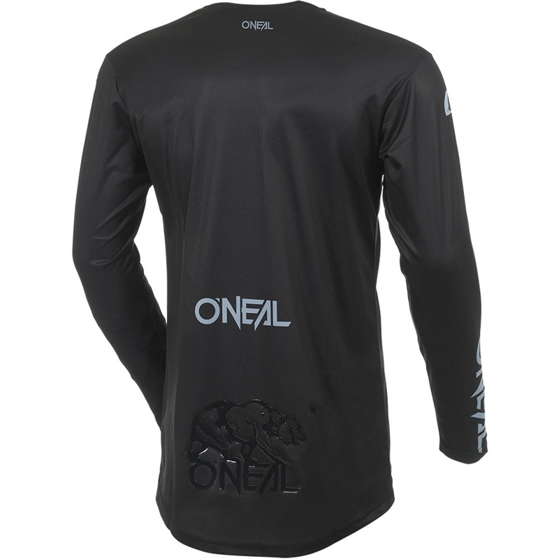Camiseta de motocross O'Neal Mayhem Solid negra