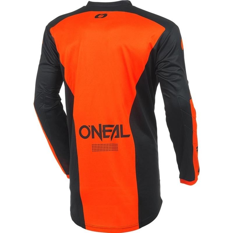 Camiseta motocross O'Neal Element Racewear negro-naranja