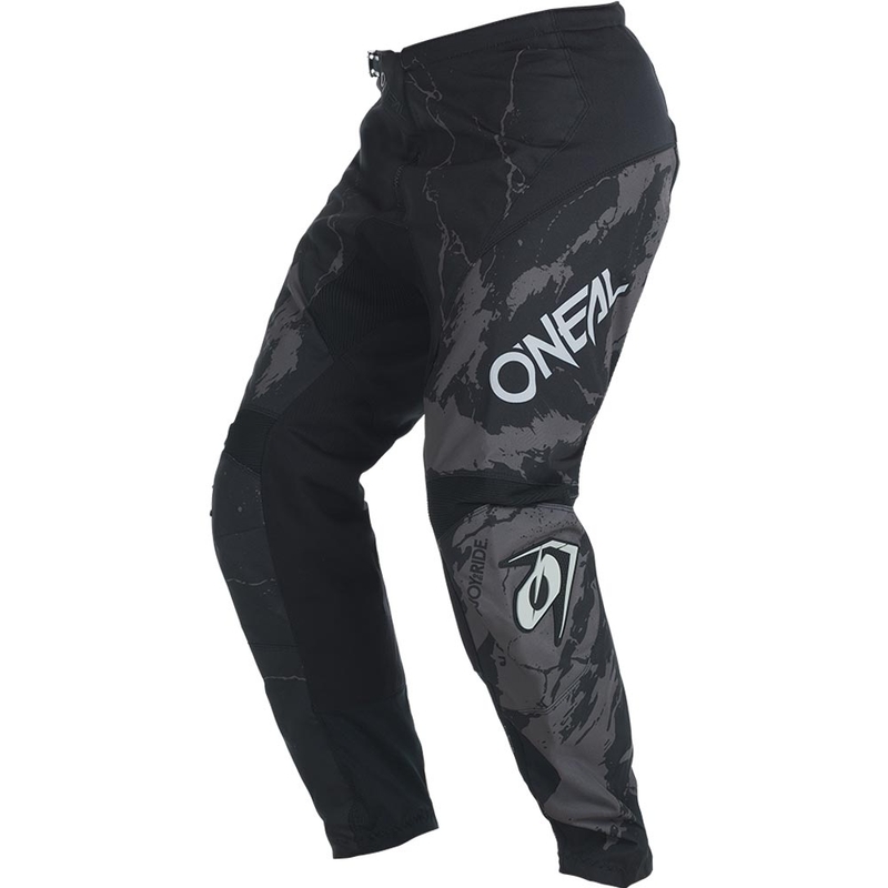 Pantalones de motocross O'Neal Element Acid negro-gris