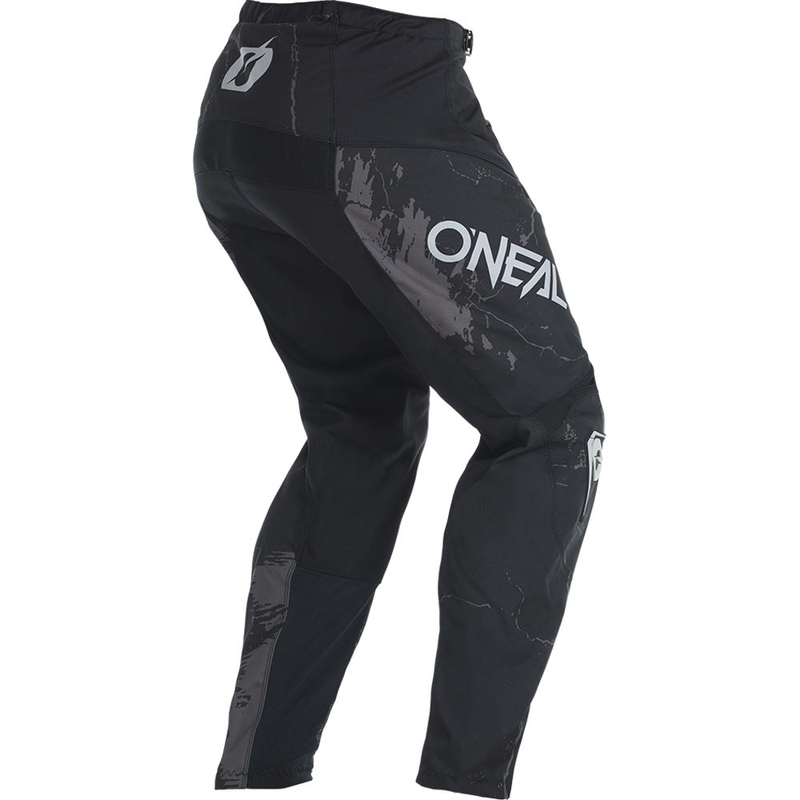 Pantalones de motocross O'Neal Element Acid negro-gris