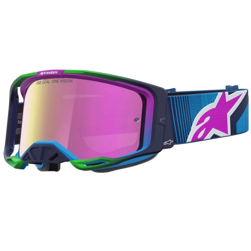 Gafas de motocross Alpinestars Vision 8 Maven azul-violeta