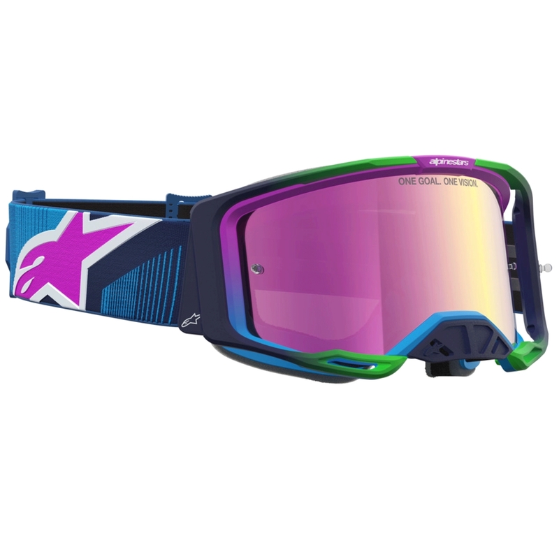 Gafas de motocross Alpinestars Vision 8 Maven azul-violeta
