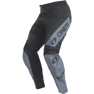 Pantalones de motocross O'Neal Element Racewear en negro y gris