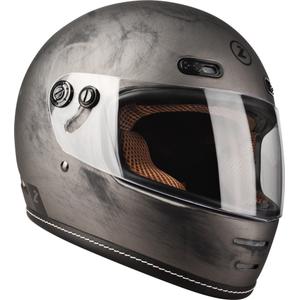 Casco integral de moto Lazer Oroshi Cafe Racer negro-marrón liquidación