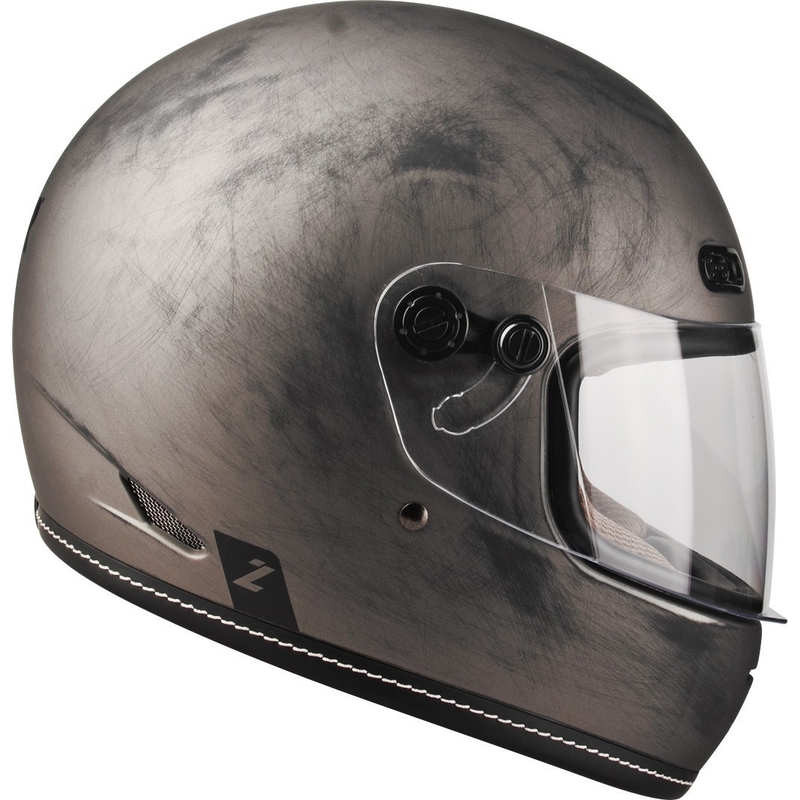 Casco integral de moto Lazer Oroshi Cafe Racer negro-marrón liquidación