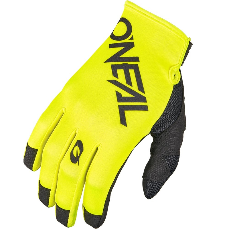 Guantes de motocross O'Neal Mayhem Rider amarillo flúor