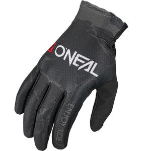 Guantes de motocross O'Neal Matrix Acid negro-gris