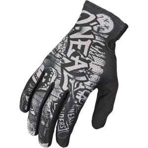 Guantes de motocross O'Neal Matrix Rancid negro-gris