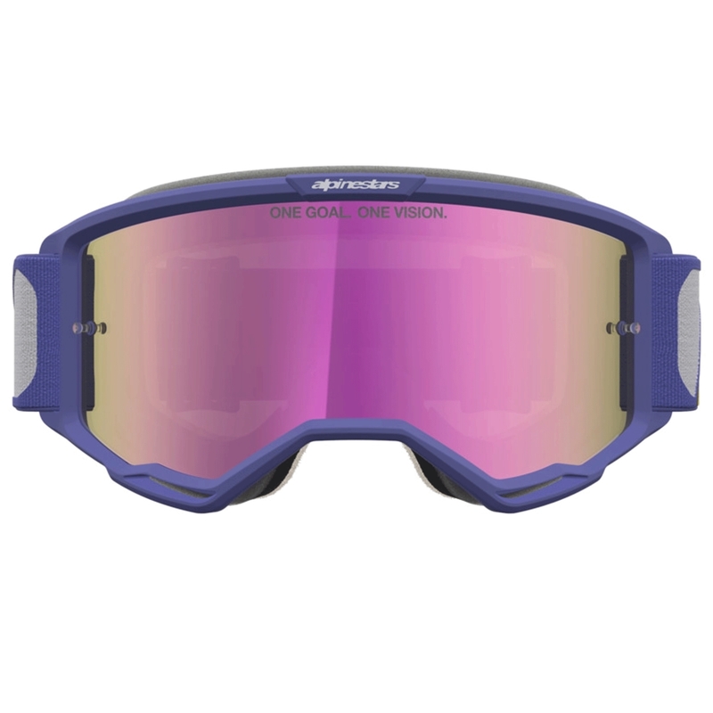 Gafas de motocross Alpinestars Vision 5 Drag, color rojo-morado