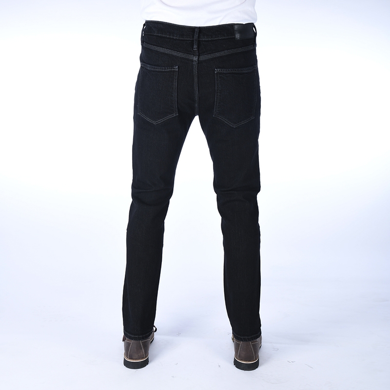 Prodloužené jeansy na motorku Oxford Original Approved Slim Fit černé