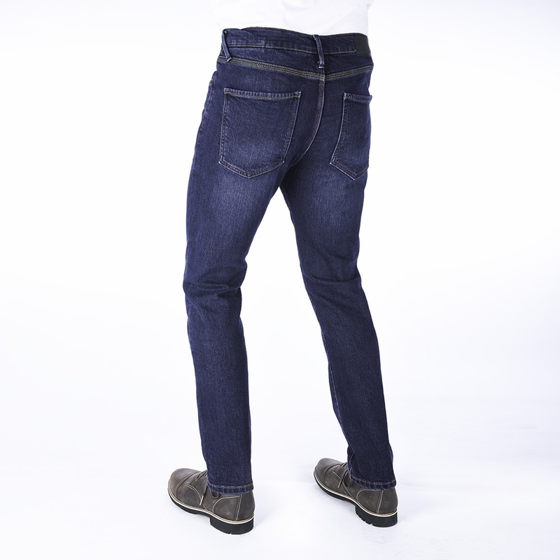 Jeansy na motorku Oxford Original Approved Slim Fit modré
