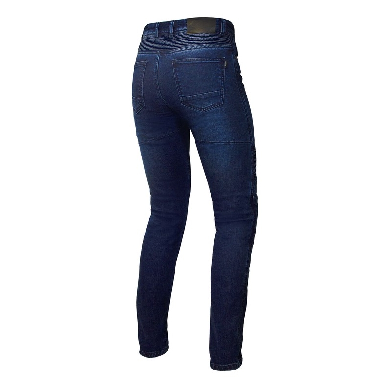 Pantalones vaqueros de moto para mujer Ozone Agness II azules