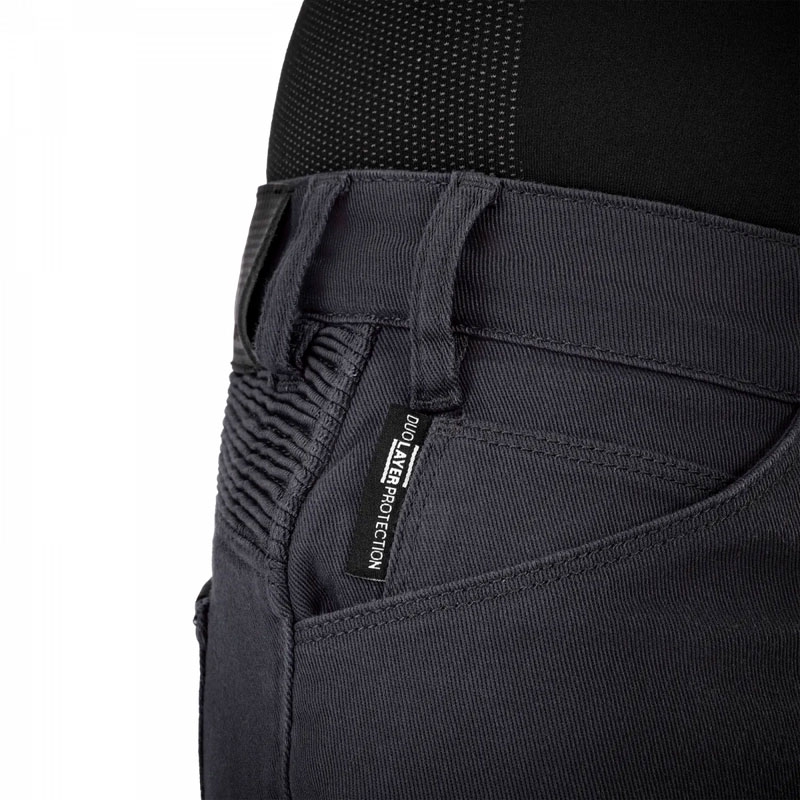 Pantalones de moto Shima Giro 3.0 extendidos, color gris.
