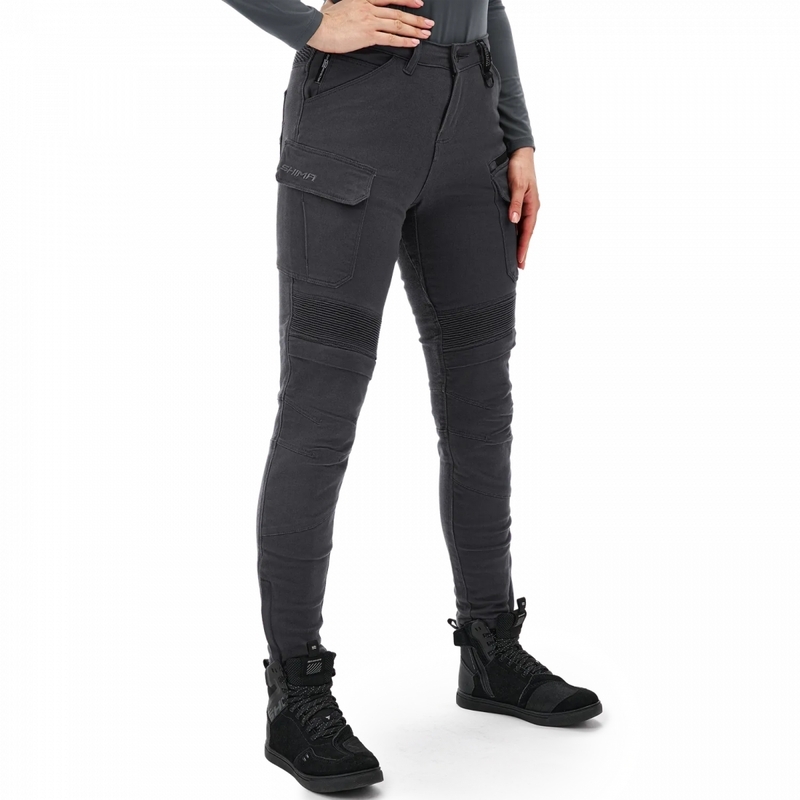 Pantalones de moto largos para mujer Shima Giro 3.0 grises