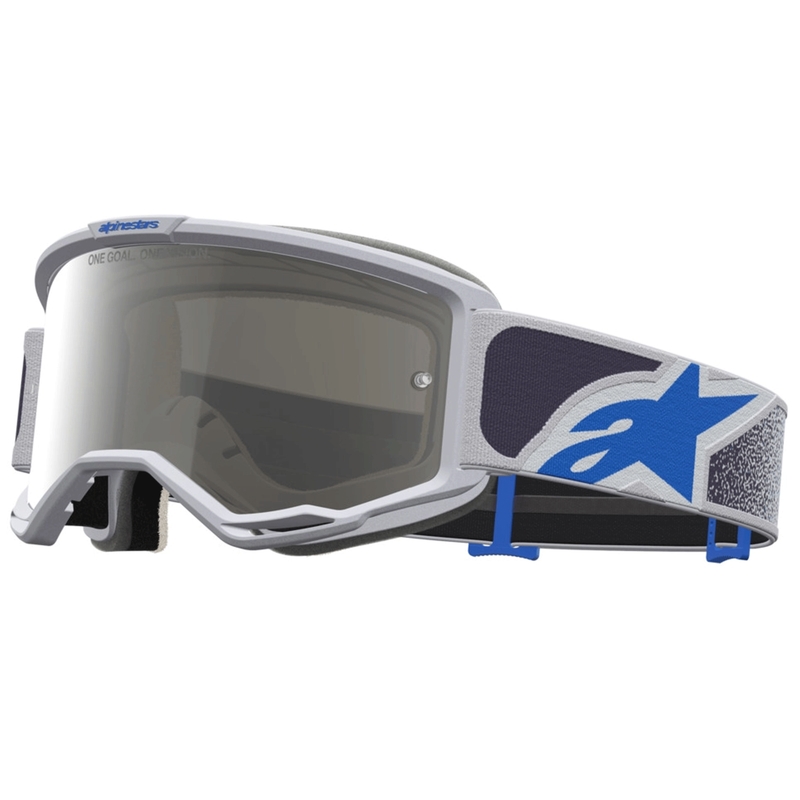 Gafas de motocross Alpinestars Vision 5 Drag color morado claro-azul