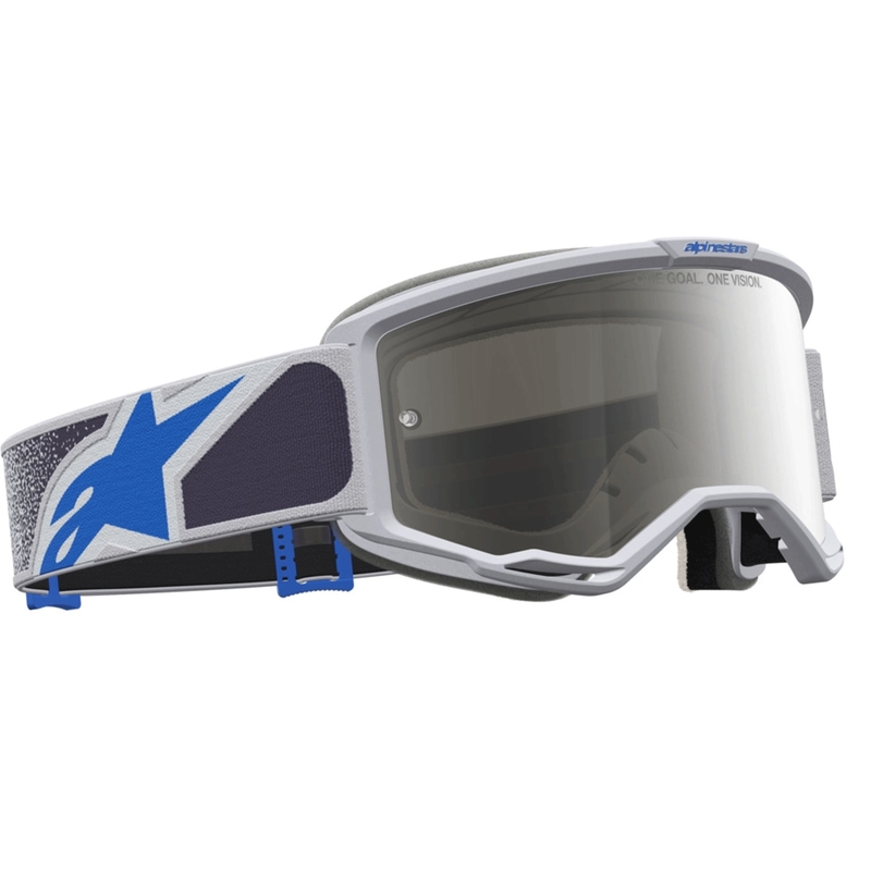 Gafas de motocross Alpinestars Vision 5 Drag color morado claro-azul