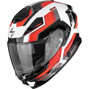 Casco integral de moto Scorpion EXO-GT SP Air Arkon blanco-rojo