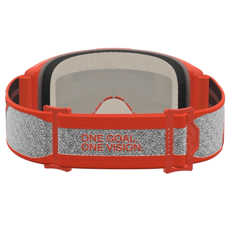 Gafas de motocross Alpinestars Vision 5 Rora color plata-naranja