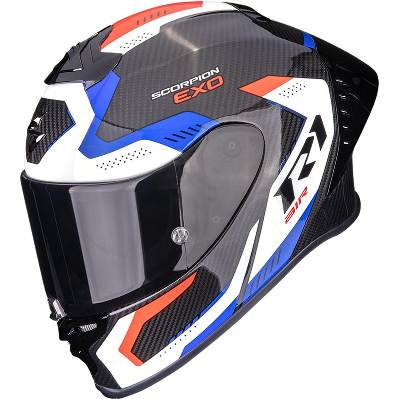 Casco integral de motocicleta Scorpion EXO-R1 EVO II Air Propel negro-blanco-rojo