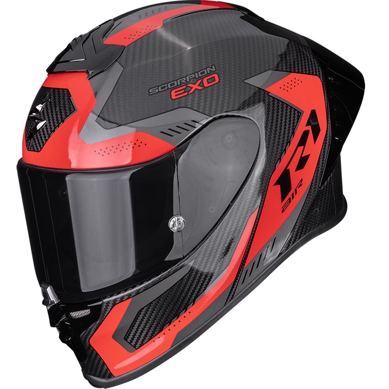 Casco integral de moto Scorpion EXO-R1 EVO II Air Propel negro-rojo