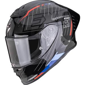 Casco integral de moto Scorpion EXO-R1 EVO II Air Surge negro-azul-rojo
