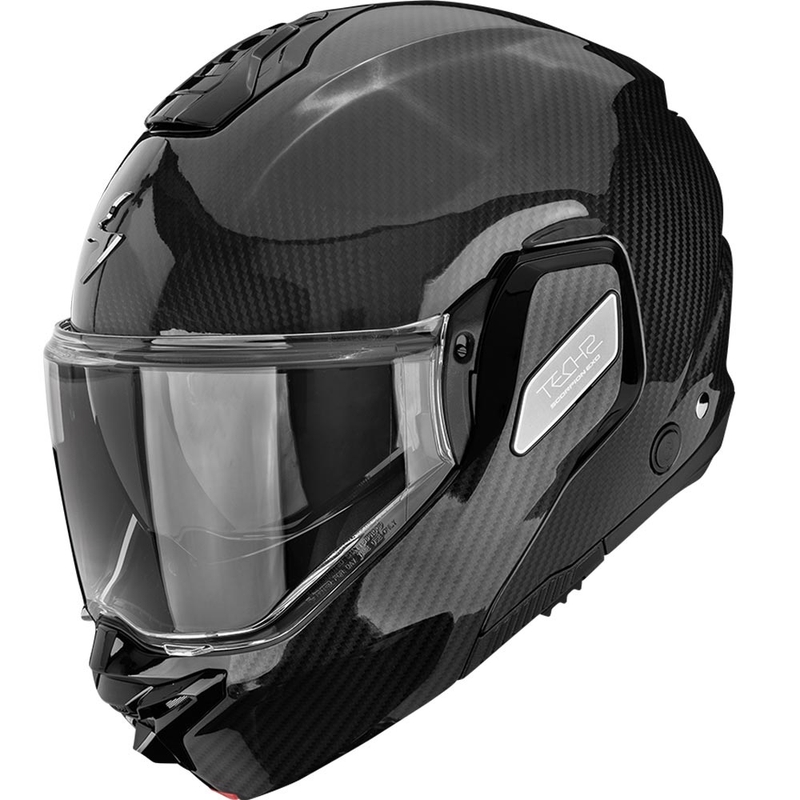 Casco de moto abatible Scorpion EXO-TECH II Carbon Solid negro
