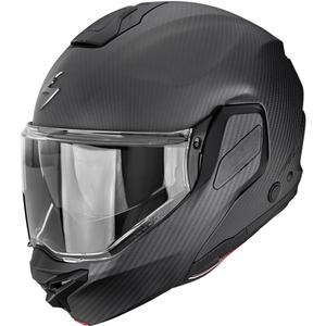 Casco de moto abatible Scorpion EXO-TECH II Carbon Solid negro mate