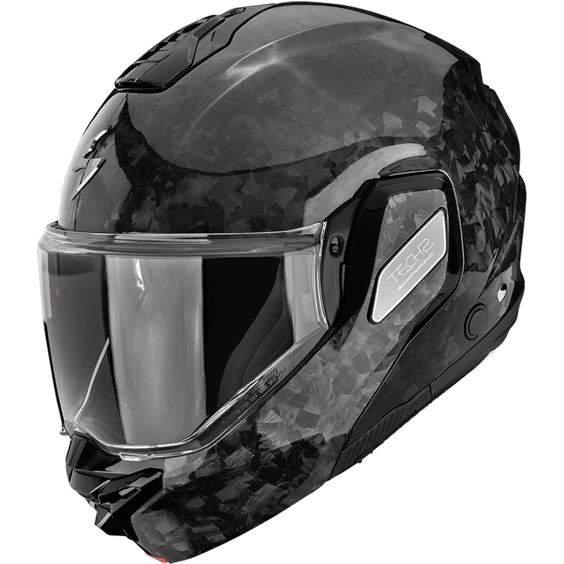 Casco de moto abatible Scorpion EXO-TECH II Onyx Carbon negro