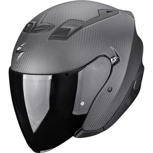 Casco de moto abierto Scorpion EXO-Z1 Carbon Solid, negro mate.