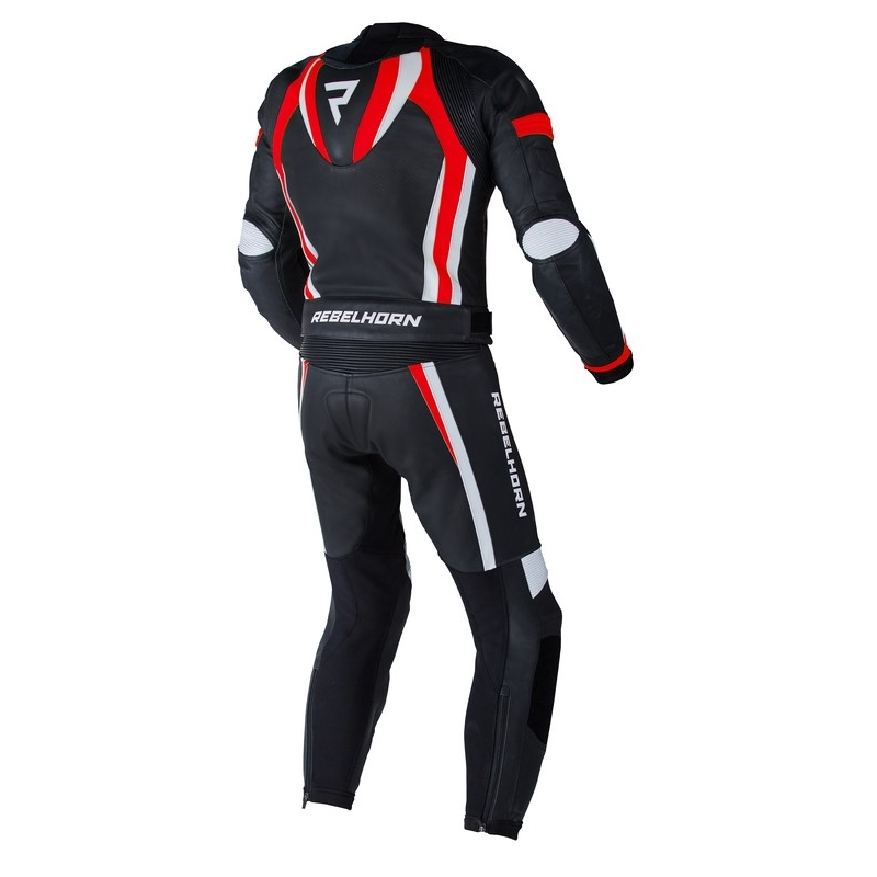 Mono de moto Rebelhorn Piston II PRO negro-blanco-rojo fluo liquidación