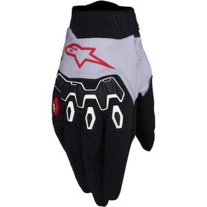 Guantes de motocross Alpinestars Full Bore V2 lila claro-negro-rojo
