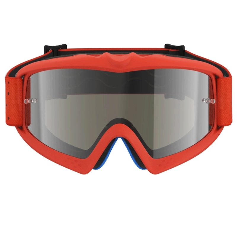 Gafas de motocross Alpinestars Vision Youth Vesta para niños, color naranja y plateado.