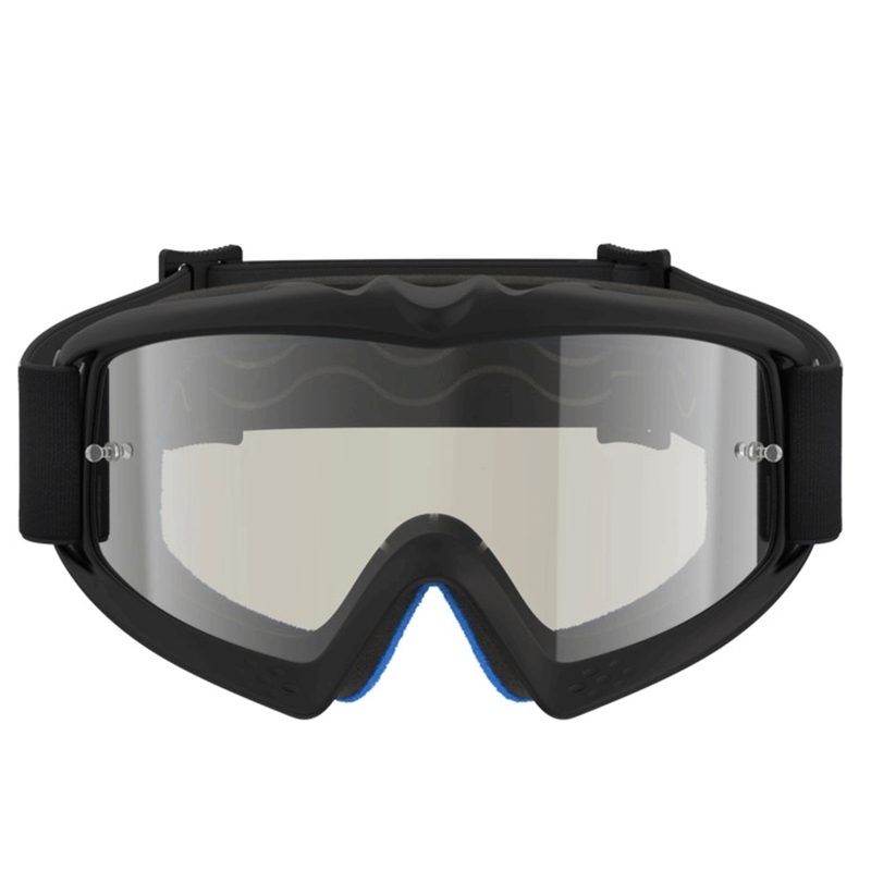 Gafas de motocross Alpinestars Vision Youth Atrox para niños, color negro y plateado.