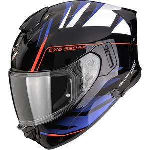 Casco integral de moto Scorpion EXO-530 Air Tigris negro-azul-blanco