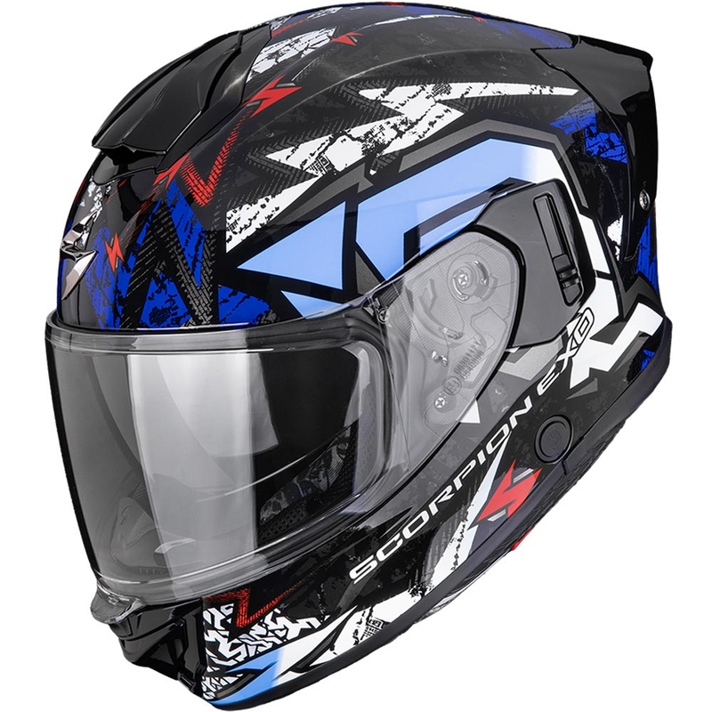 Casco integral de motocicleta Scorpion EXO-530 Air Meteor negro-azul