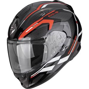 Casco integral para motocicleta Scorpion EXO-491 KRYPTA negro-rojo-blanco